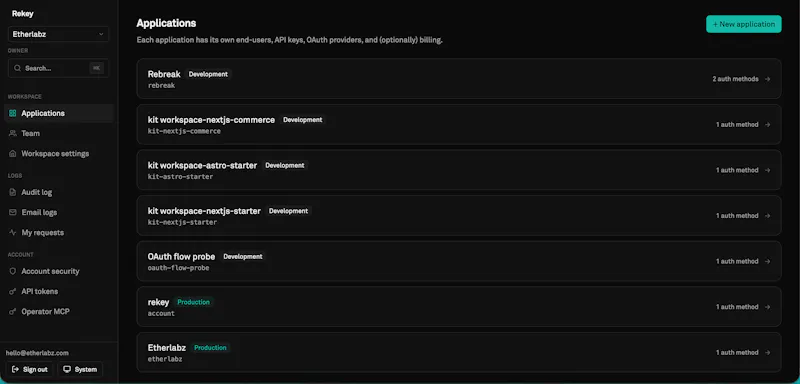 Rekey.dev screenshot 11