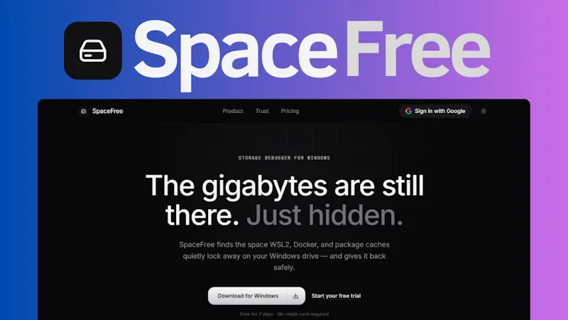 SpaceFree screenshot 1 (video preview)