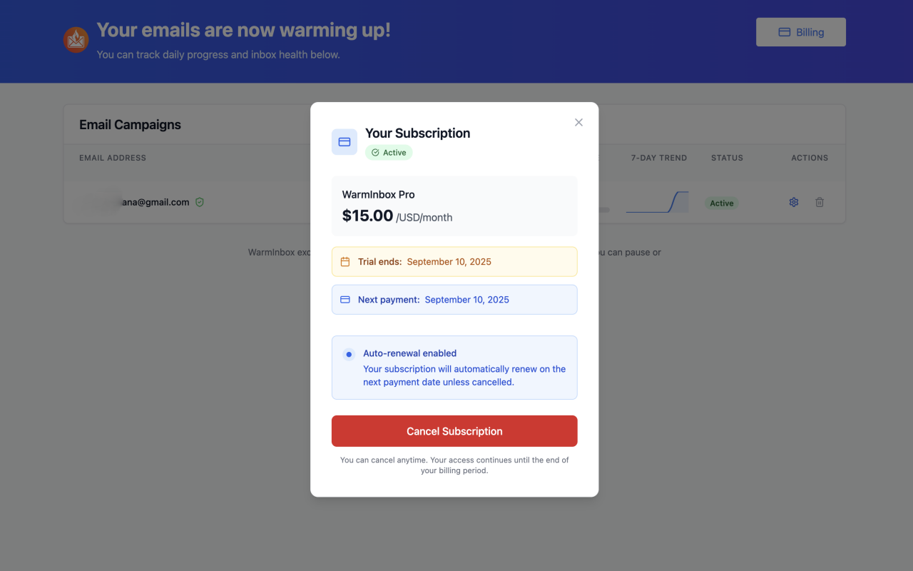 WarmInbox - Screenshot 3 preview