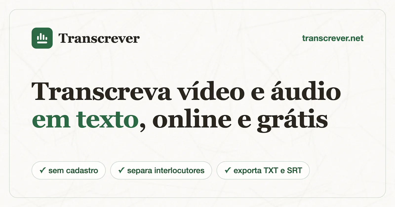Transcrever screenshot 1