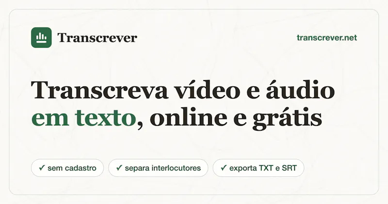 Transcrever screenshot 1