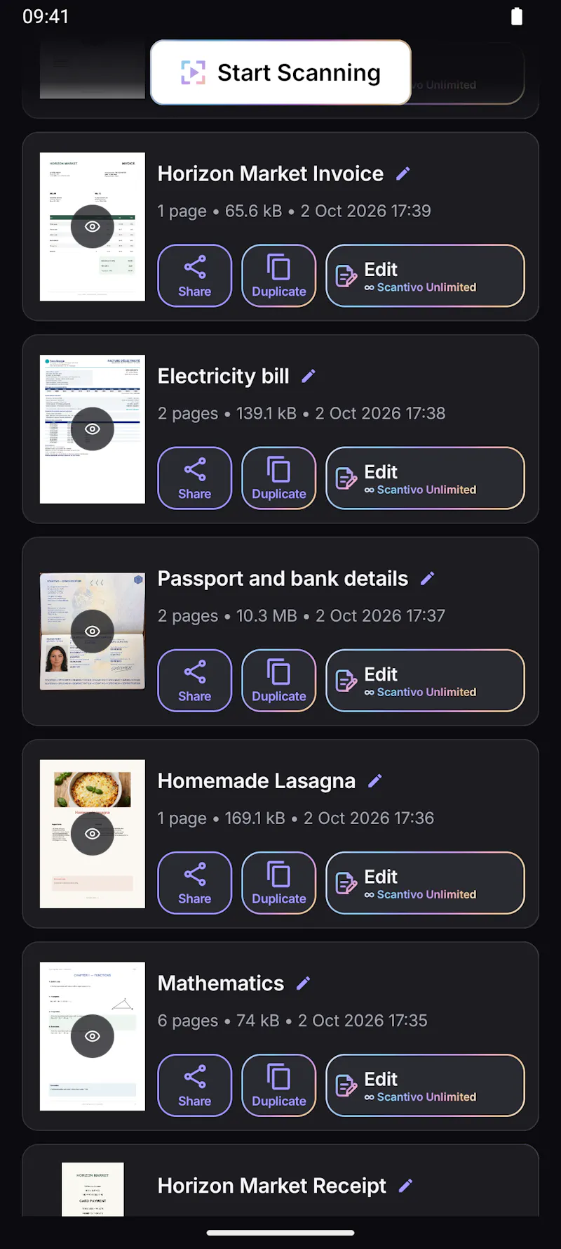 Scantivo screenshot 5