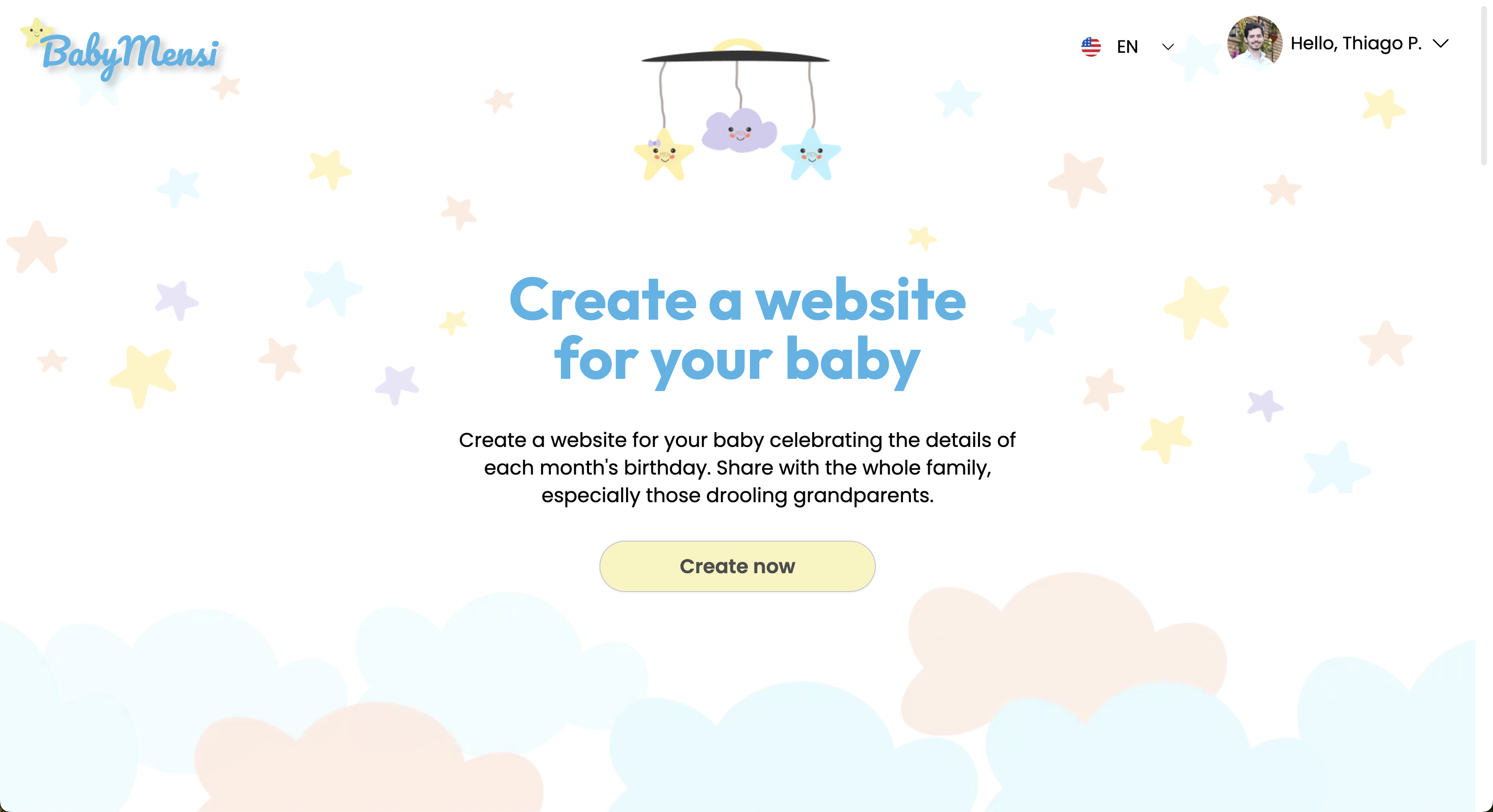 Media Babymensi - Buat laman web untuk bayi anda untuk meraikan bulan pertama 6