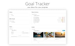 Notion Goal Tracker media 1
