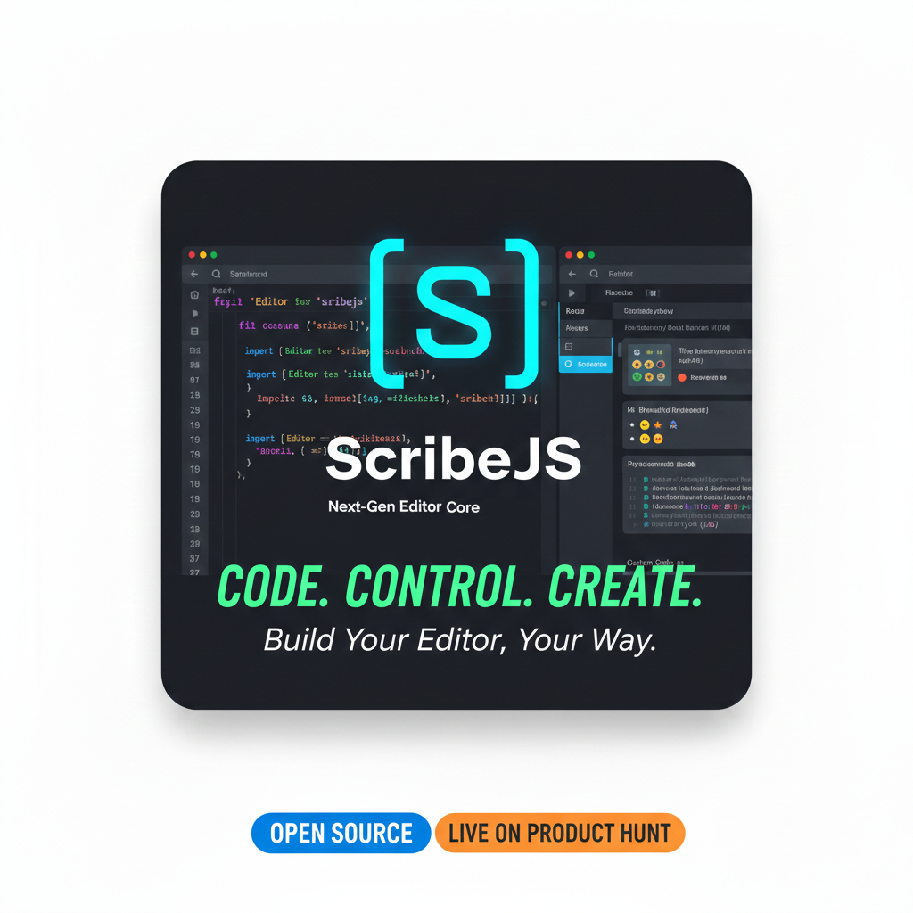 ScribeJS — Next-Gen Editor Core