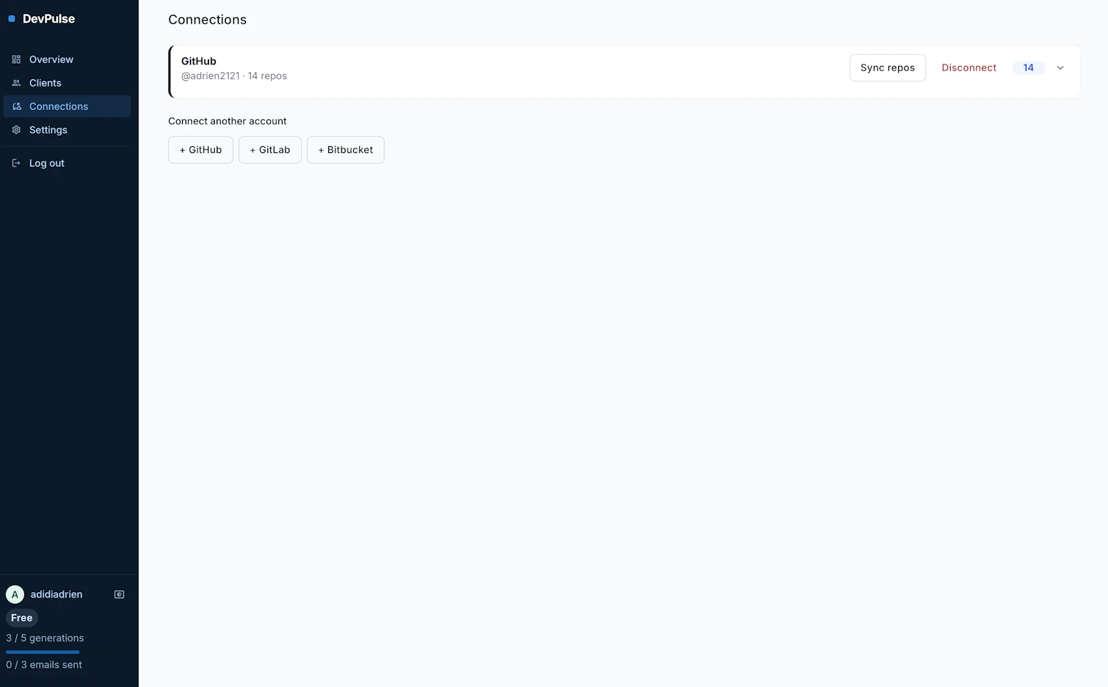 DevPulse screenshot 3