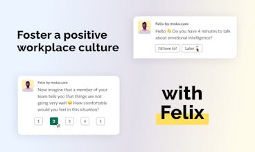 A team of professionals engaging in a high-energy training session with Felix on Slack