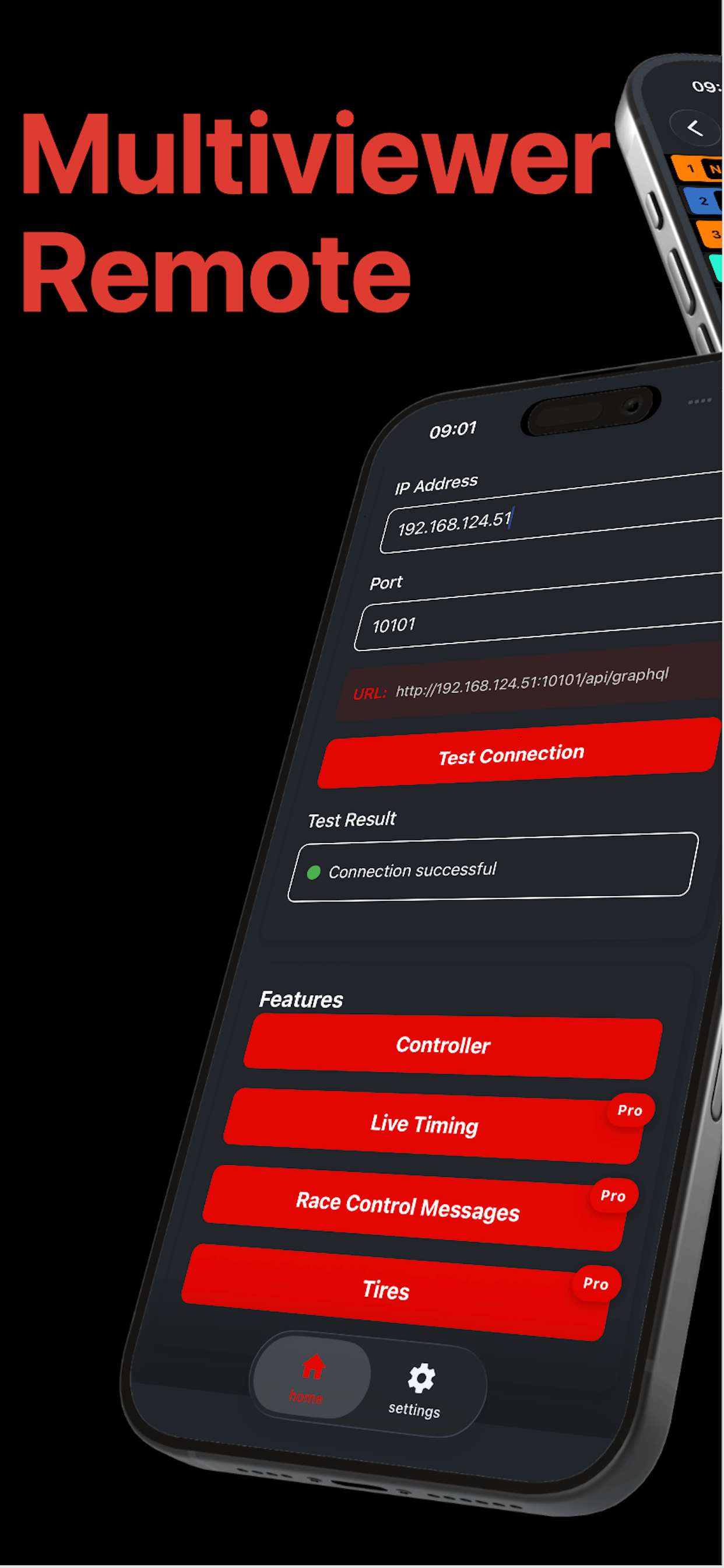 MV Remote - Main product screenshot demonstrating key features and user interface