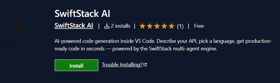 SwiftStack AI for VS Code gallery image