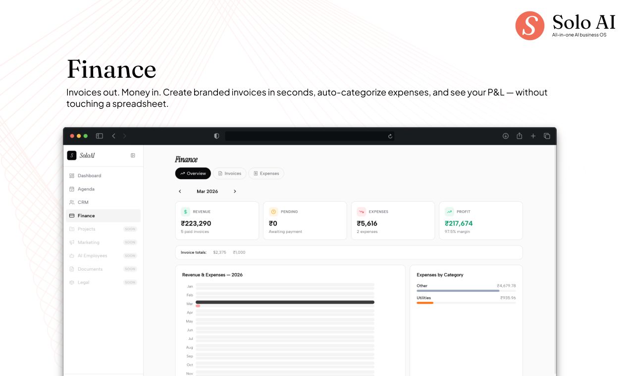 SoloAI – AI Business OS for Founders gallery image