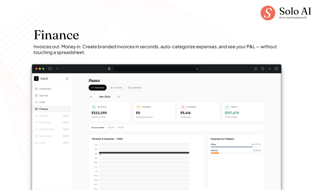 SoloAI – AI Business OS for Founders screenshot 5