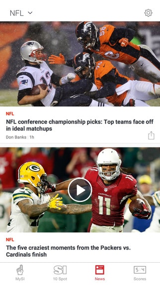 Sports Illustrated app gallery image