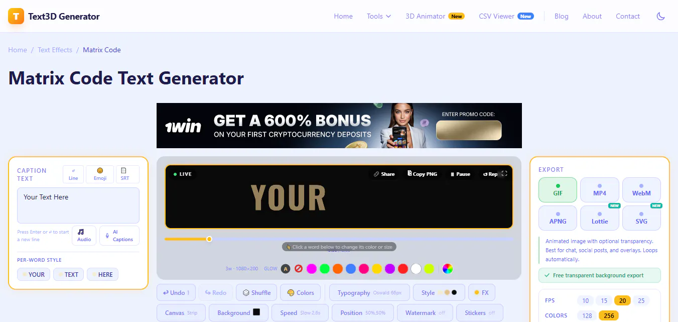 Text3D Generator gallery image