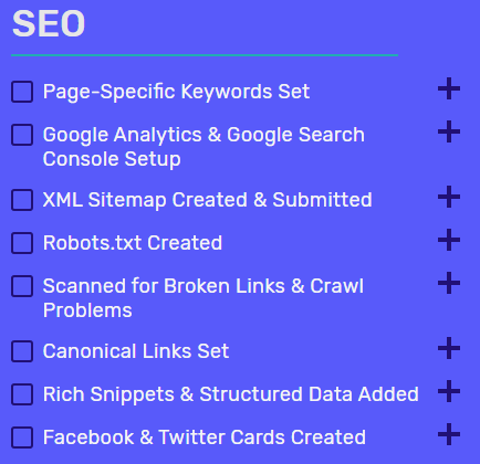 Web Launch Checklist gallery image