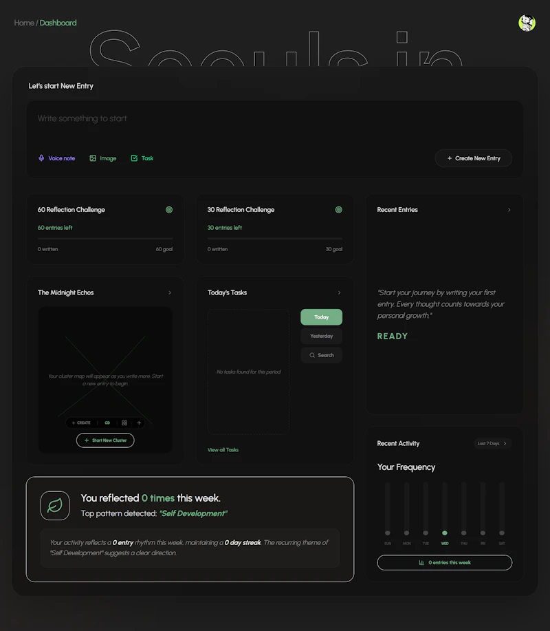 Soouls — A quieter way to think screenshot 2