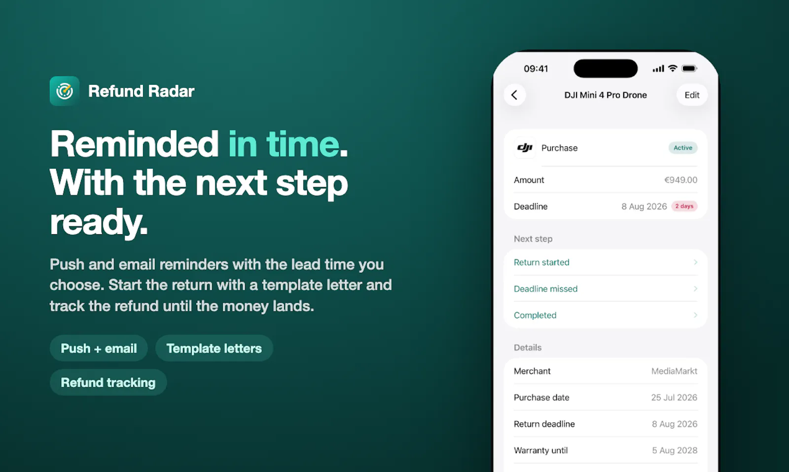 Refund Radar screenshot 4