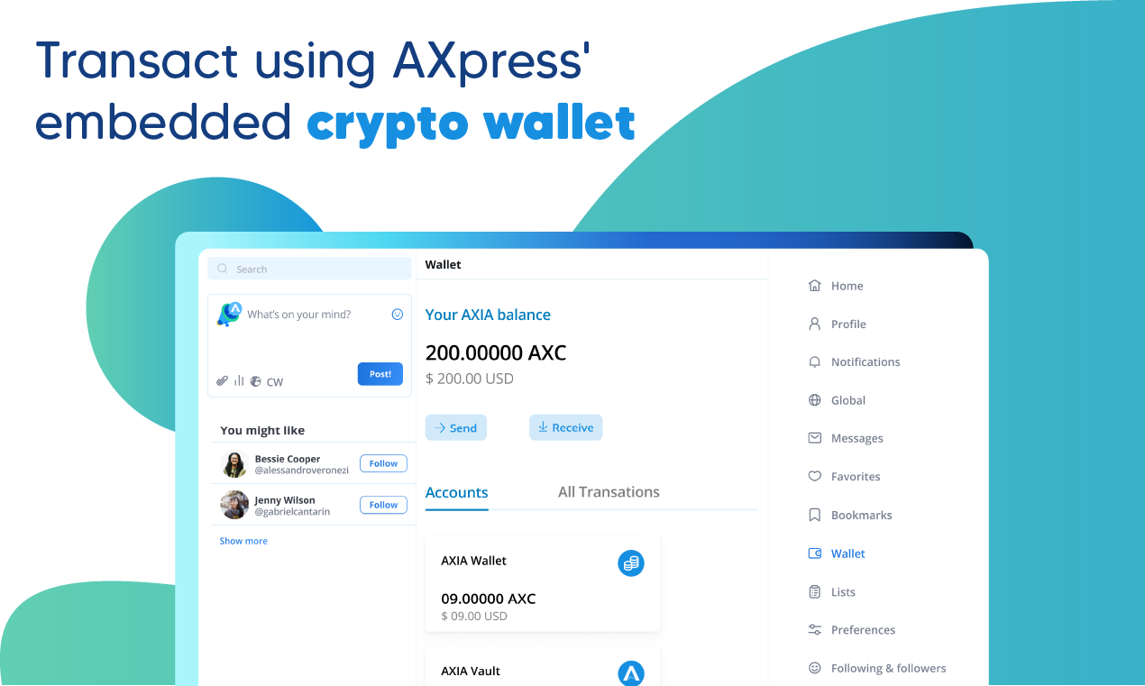Axpress - 소셜 공유 및 마이크로 블로그 플랫폼 사용 미디어 4