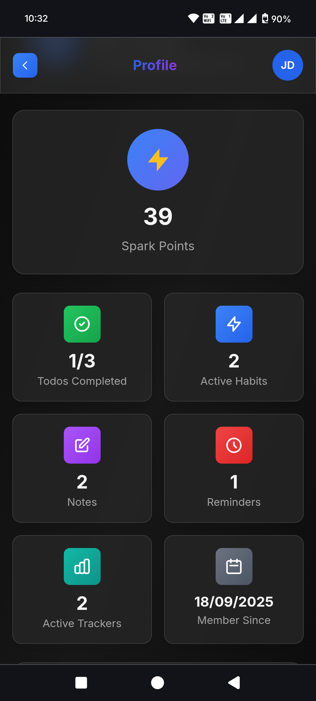 Média Streak Spark - Application Habit Tracker et Streak Builder 12