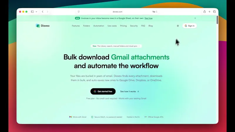 Dioveo screenshot 1 (video preview)