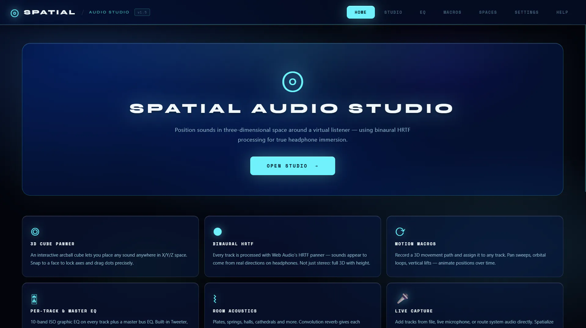 Spatial Audio Studio gallery image