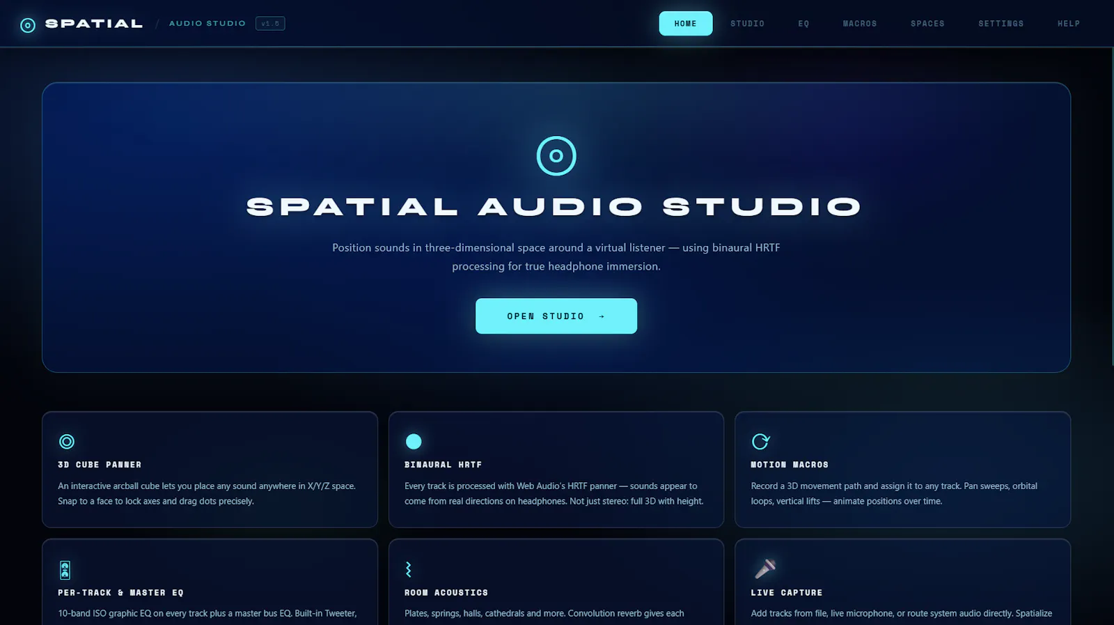 Spatial Audio Studio screenshot 2
