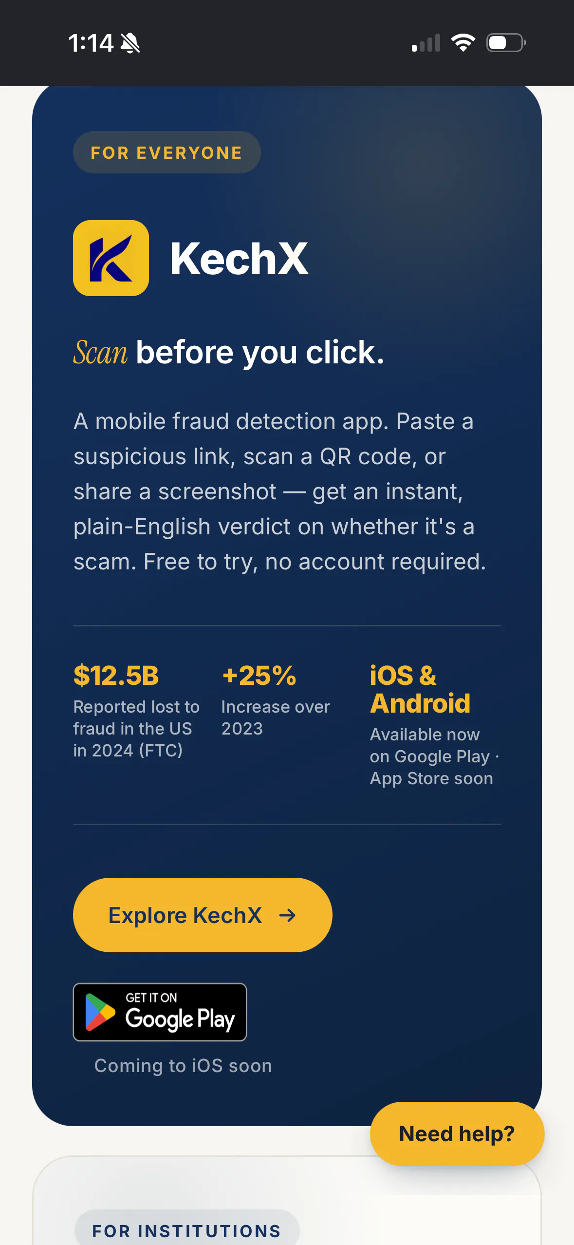 KechX Safe Browsing gallery image
