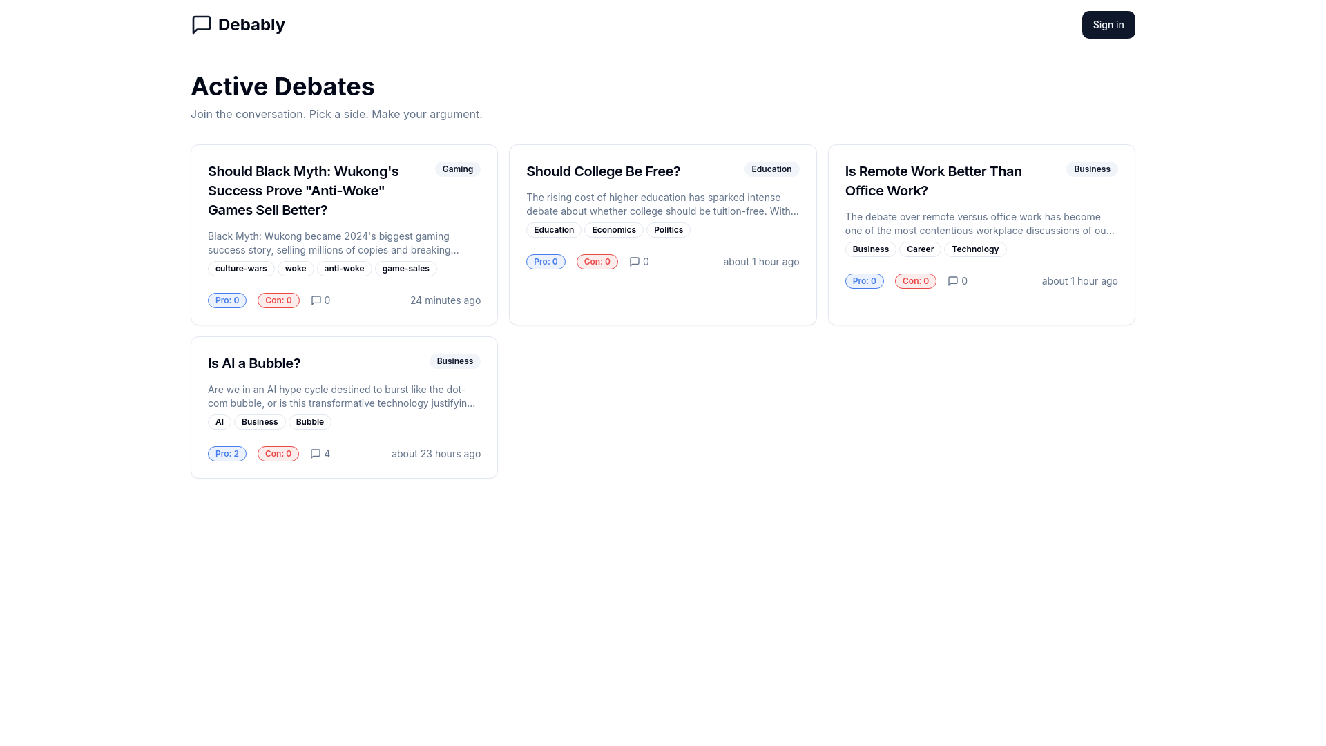 Debably gallery image