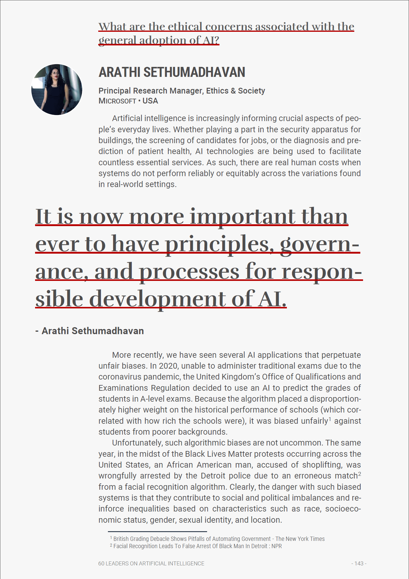 60 LEADERS ON ARTIFICIAL INTELLIGENCE - From Algorithms to Ethics. A holistic view of AI media 14