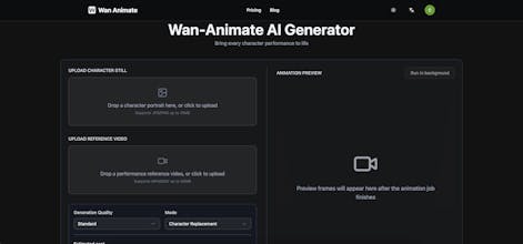 Wan Animate Video Generator gallery image