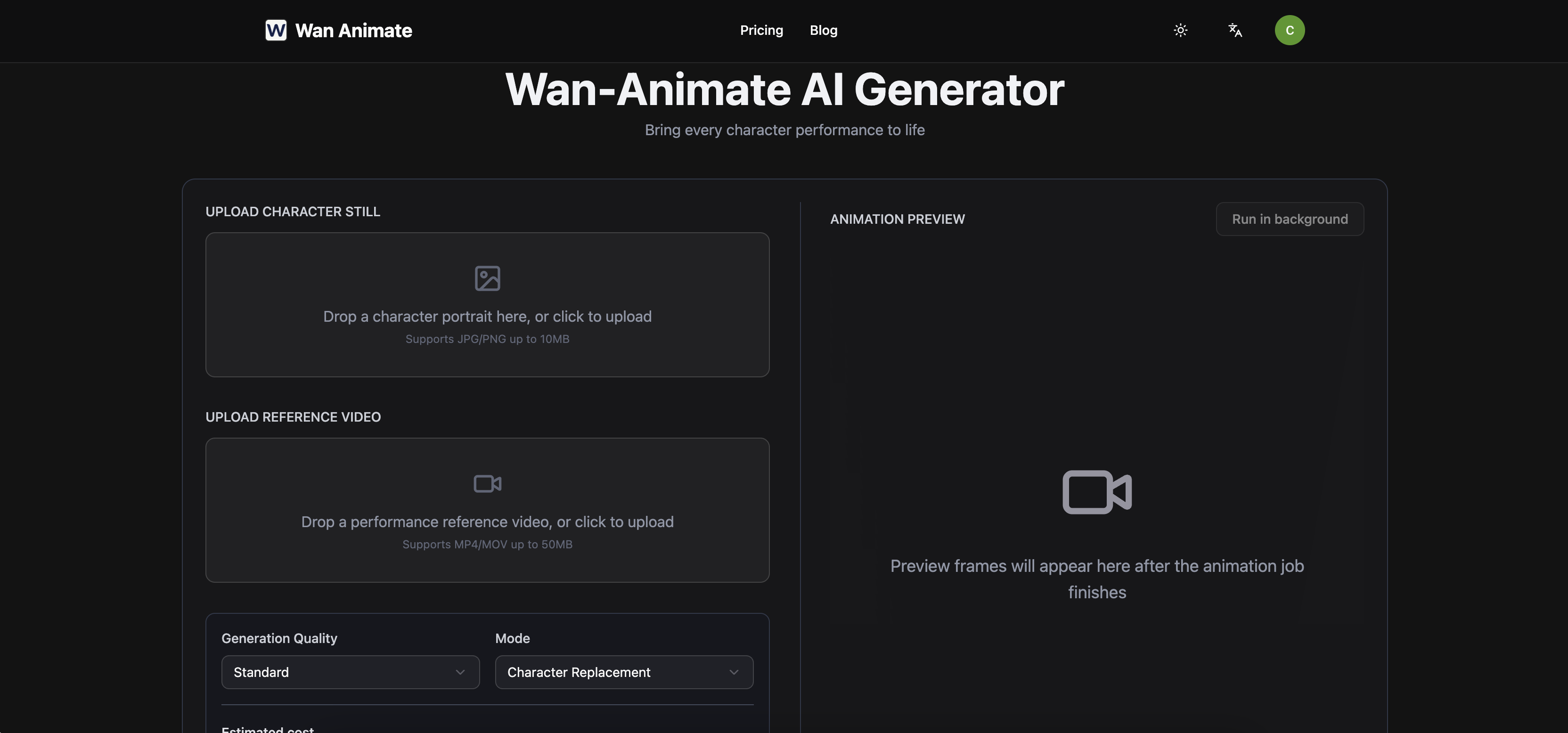 Média WAN Animate Video Generator - Laissez une image et une vidéo devenir votre histoire 3