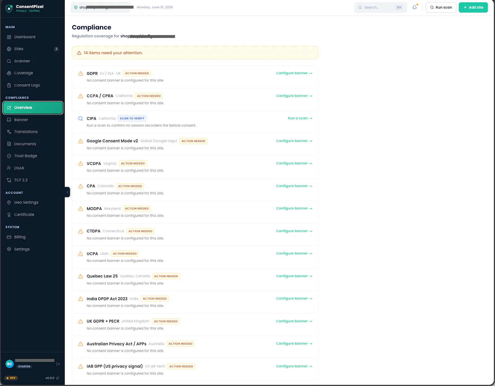 ConsentPixel - Privacy · Verified screenshot 1