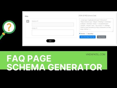 FAQ Page Schema Generator gallery image