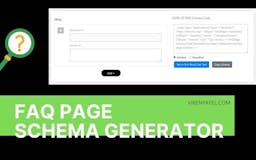 FAQ Page Schema Generator media 1