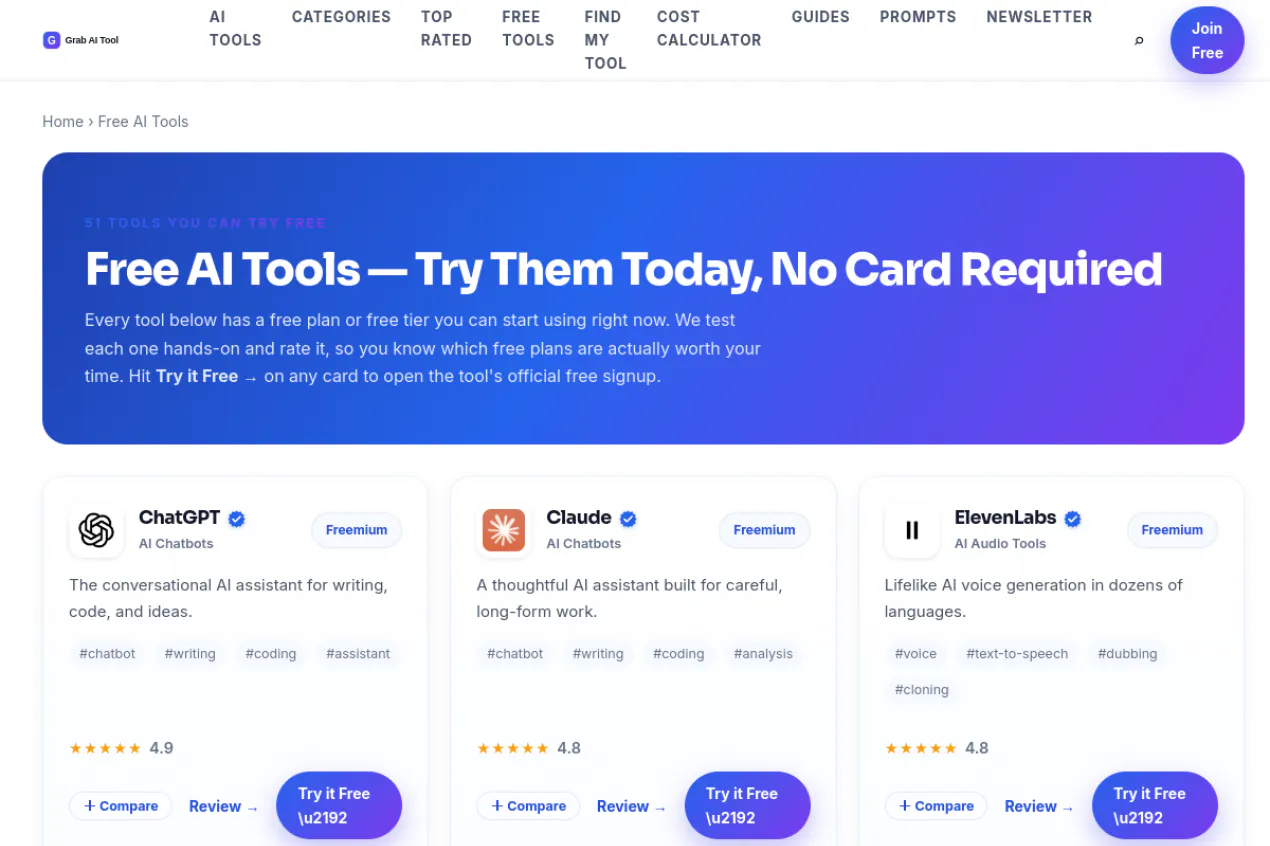 Grab AI Tool gallery image