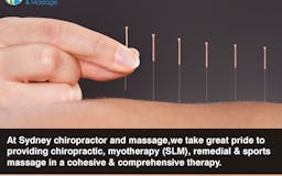 Sydney Chiropractic and Massage media 3