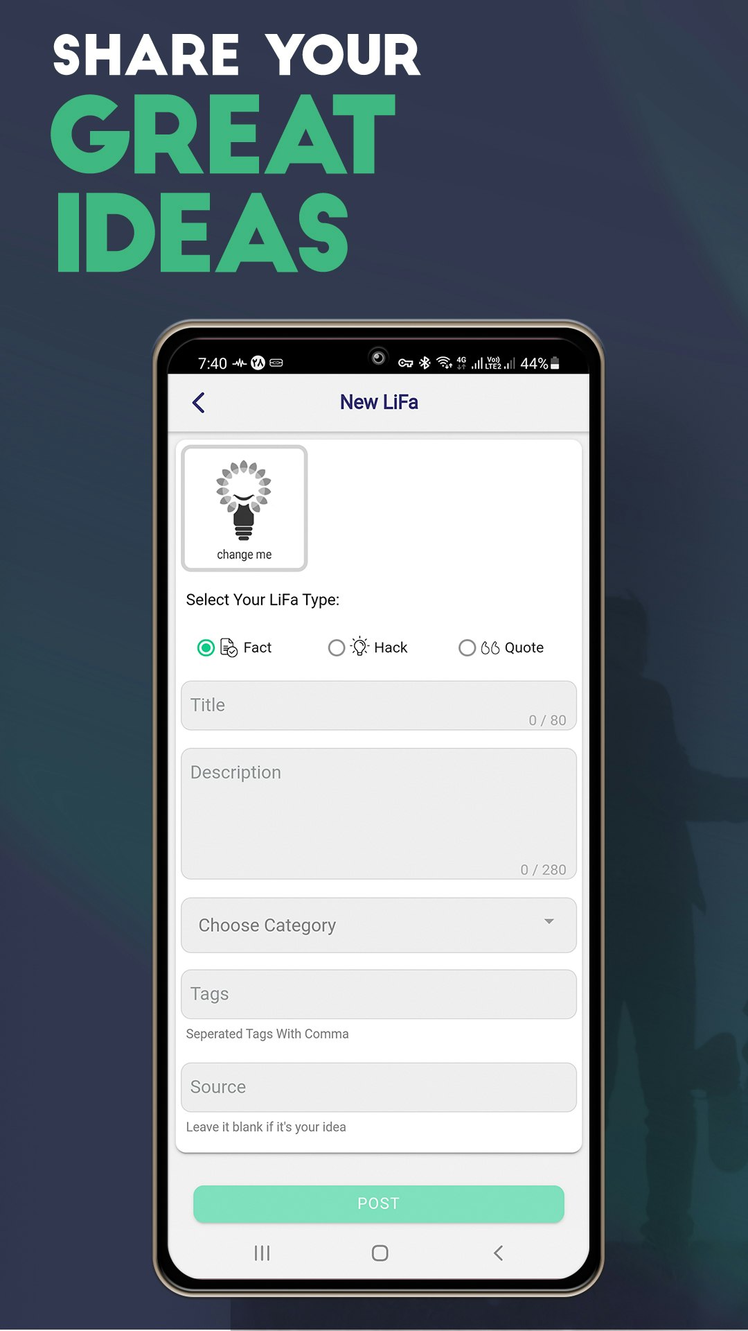 LiFa; A social media for life hackers gallery image
