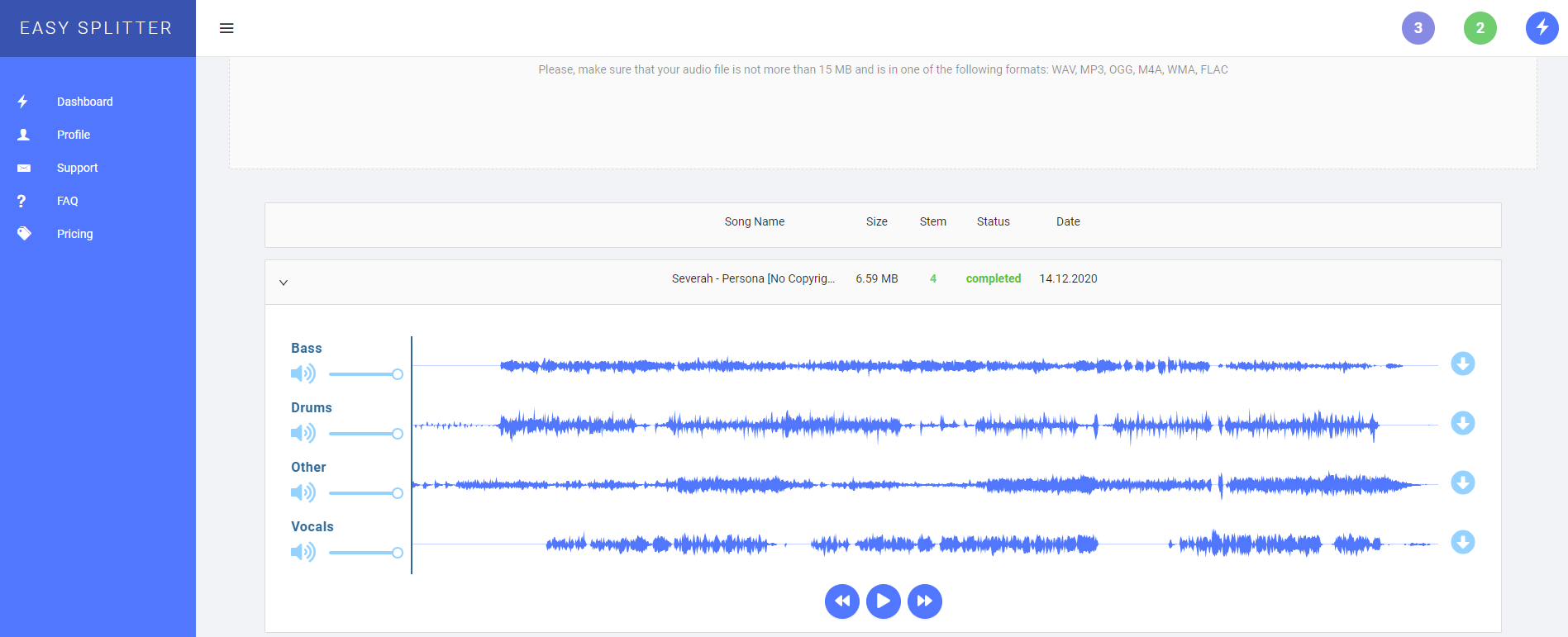 EasySplitter - Vocal Remover gallery image