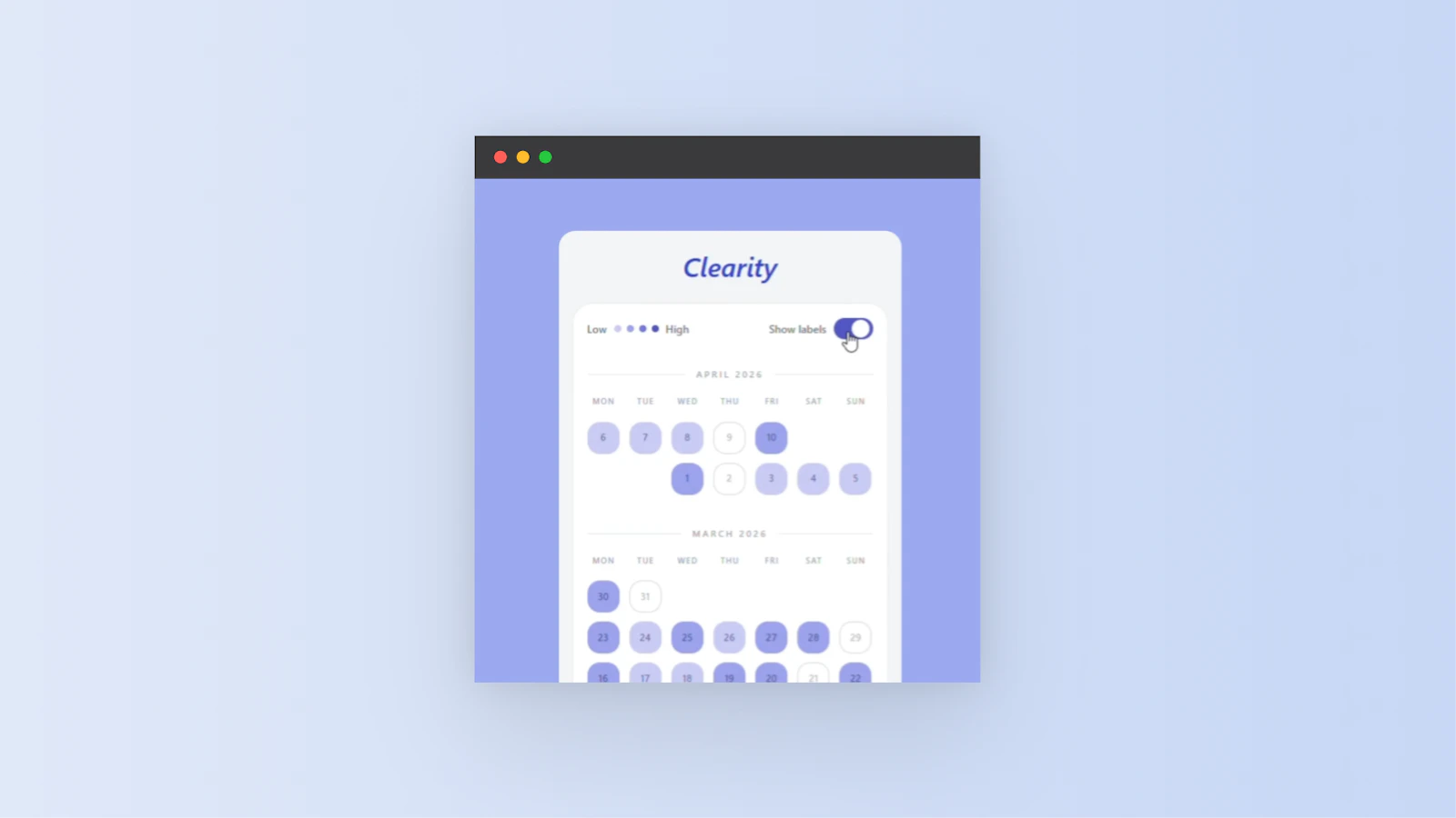 Clearity screenshot 2