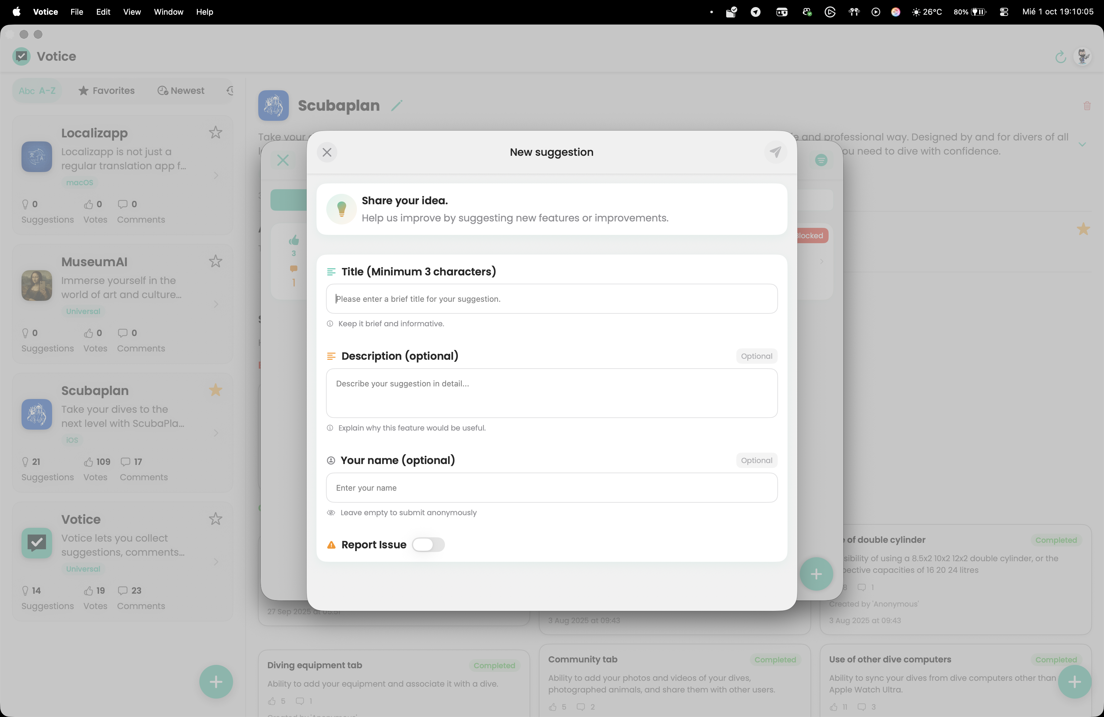 Votice: Feedback Manager gallery image
