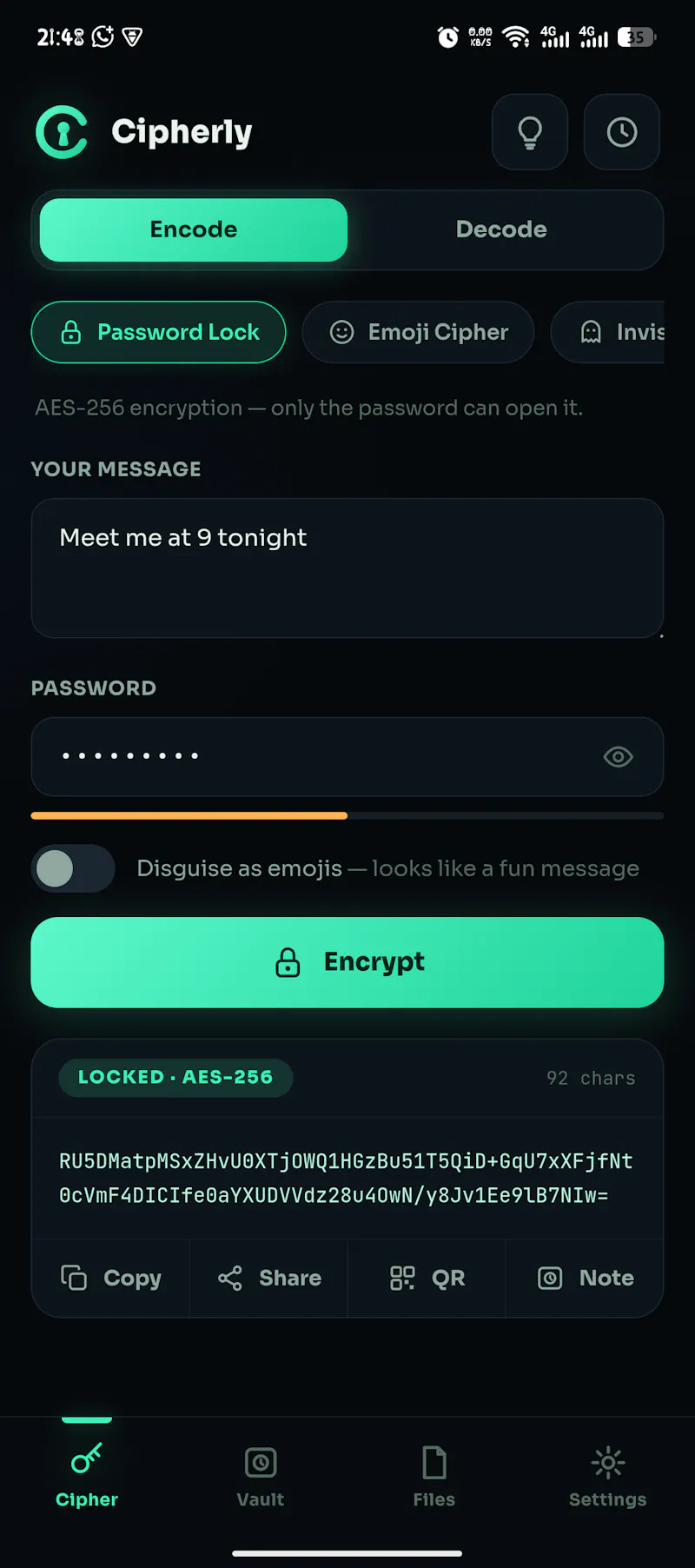 Cipherly screenshot 2