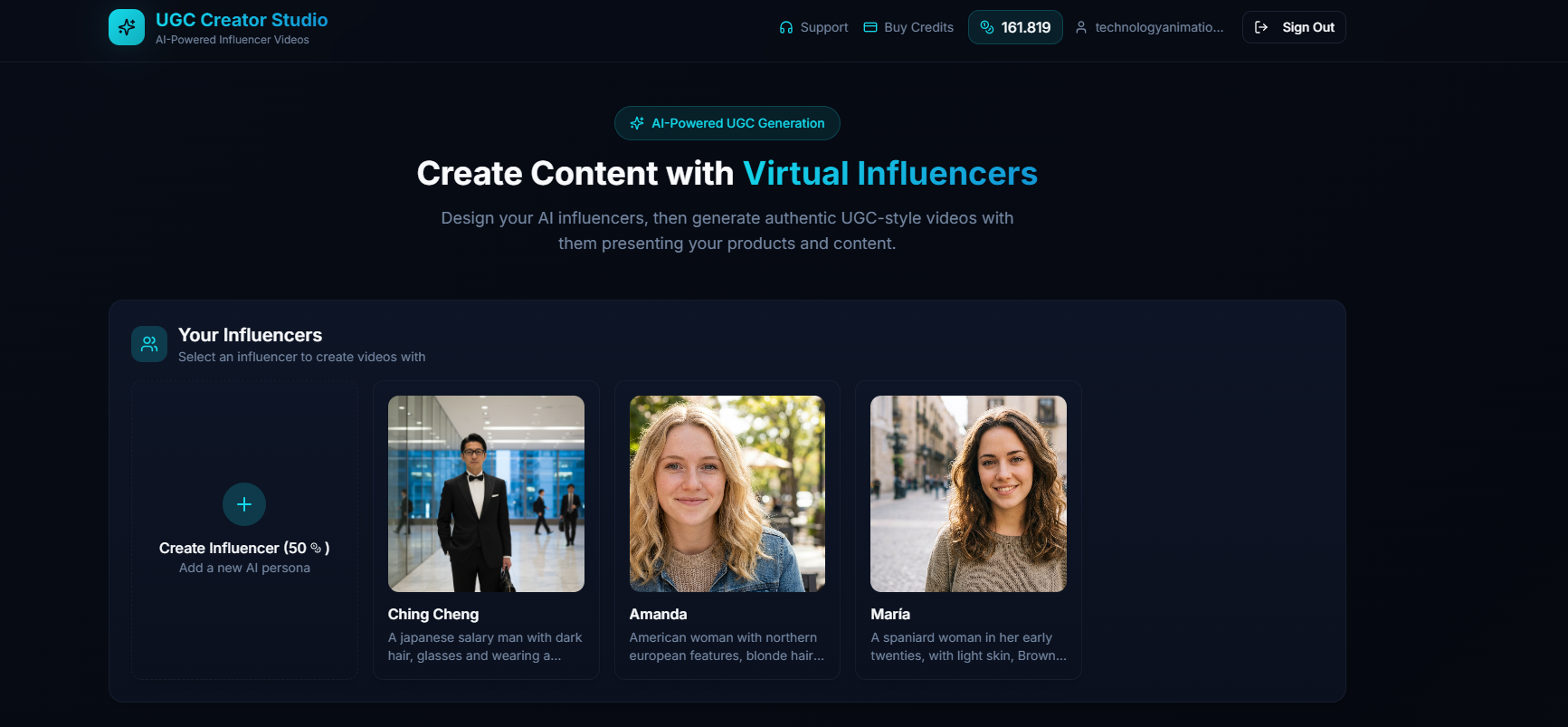 AI Influencer gallery image