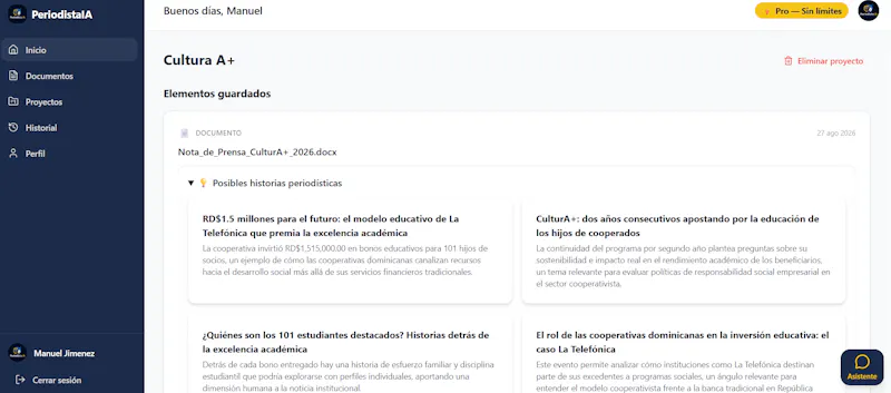 PeriodistaIA screenshot 5