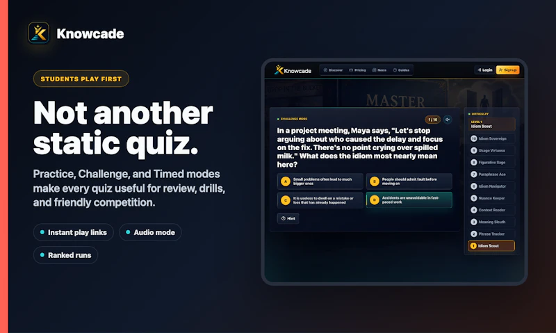 Knowcade.com screenshot 3