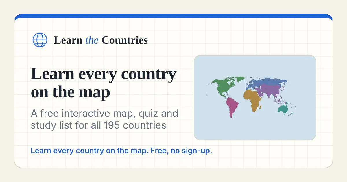 Learn the Countries gallery image