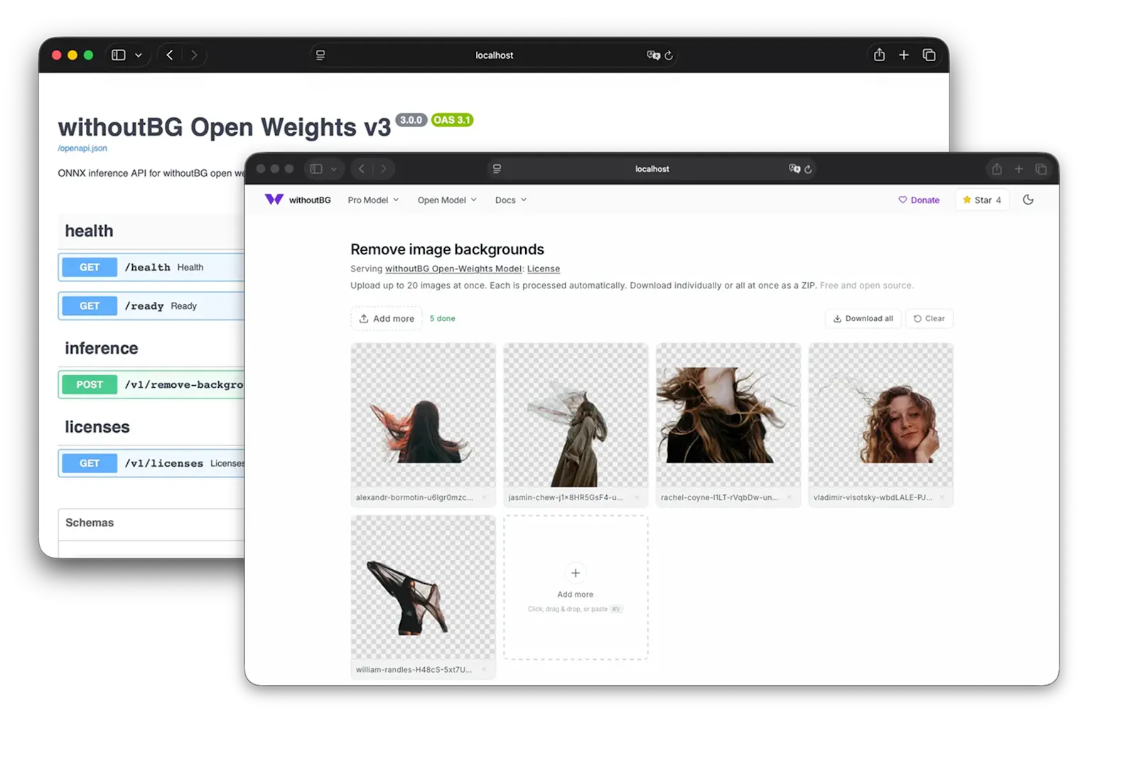 withoutBG Open Weights screenshot 4