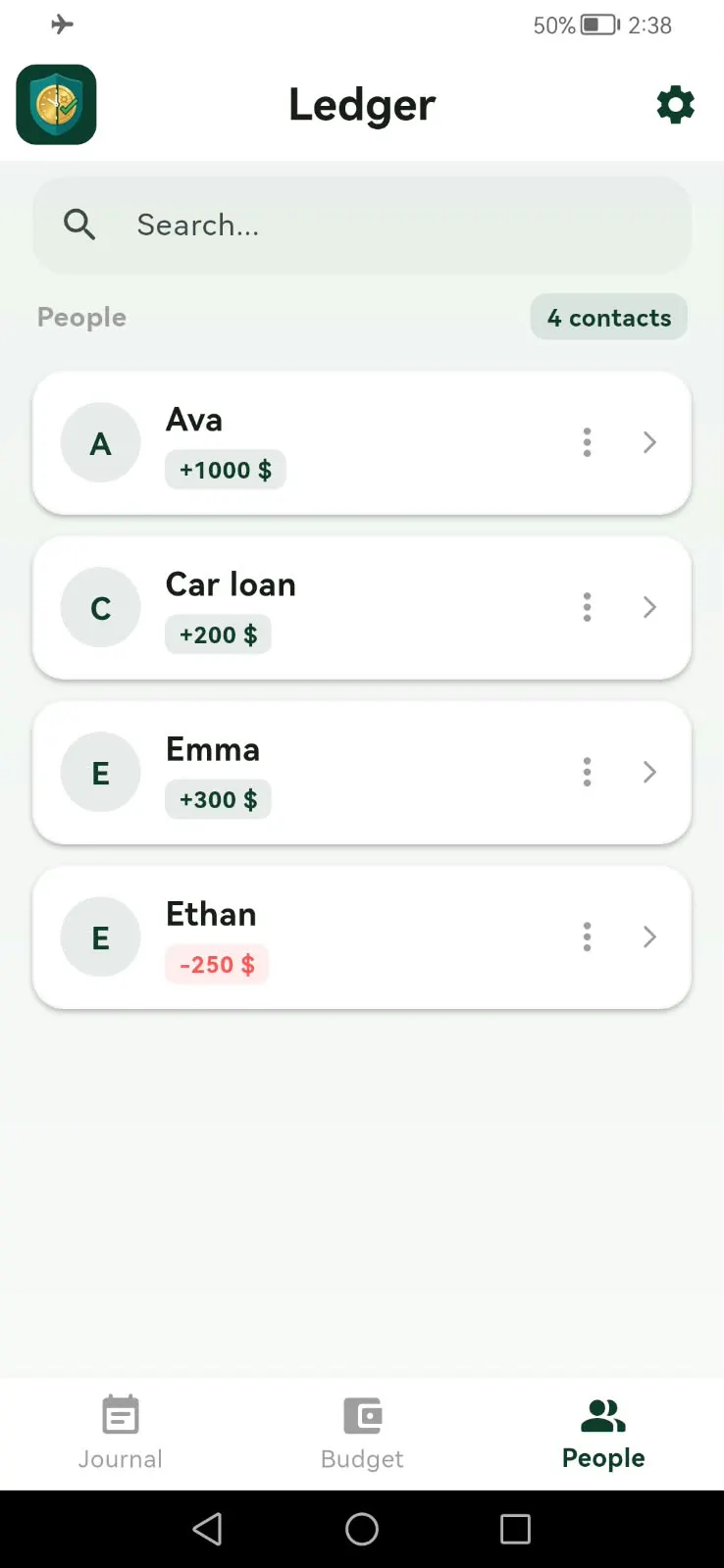 Ledger: Budget & Routine gallery image