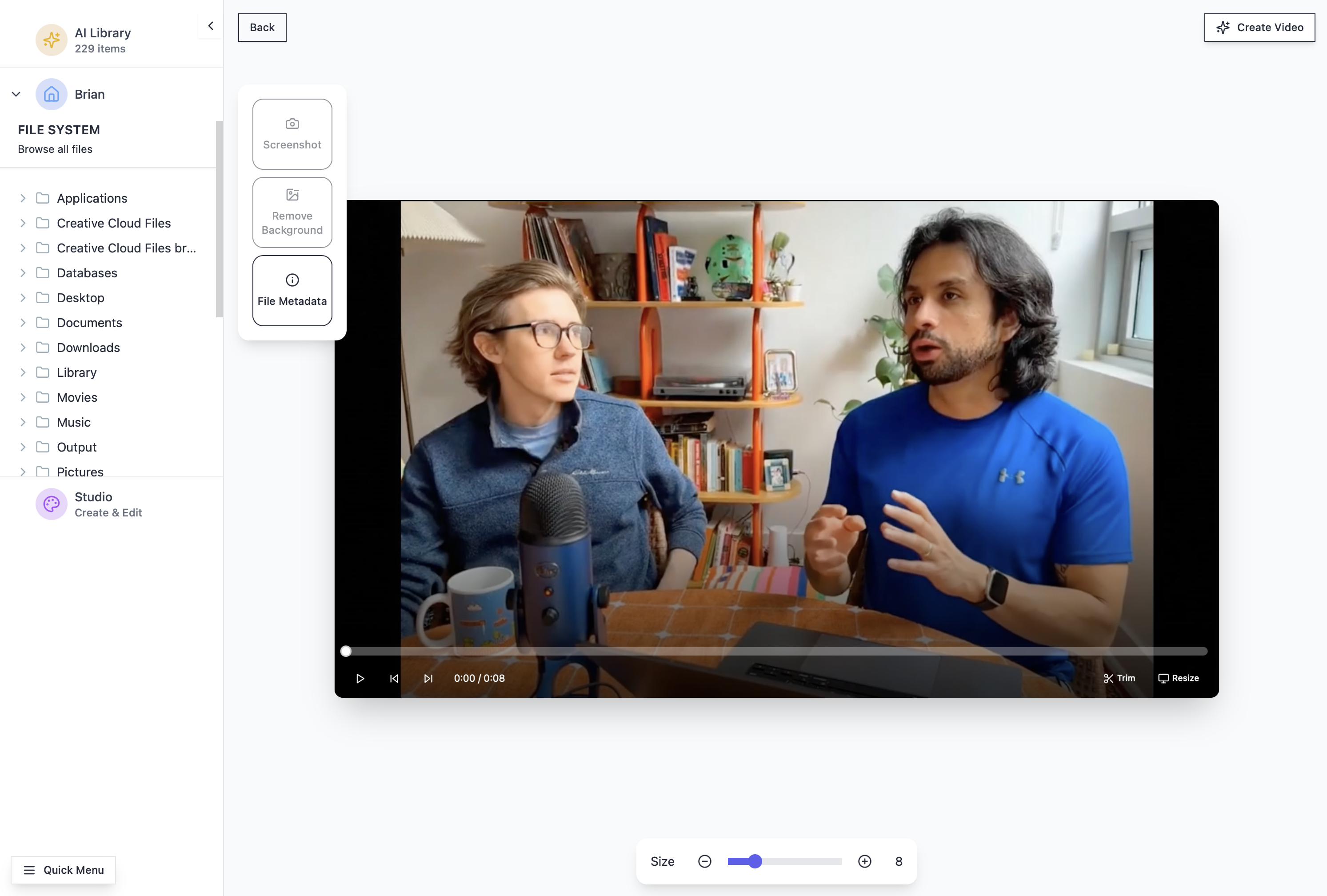 Cosmos Desktop - Main product screenshot demonstrating key features and user interface