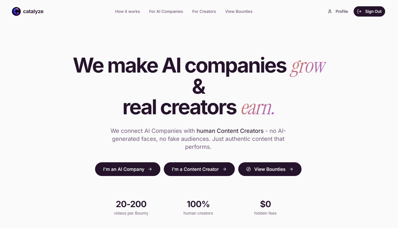 Catalyze - Monetize your Content gallery image