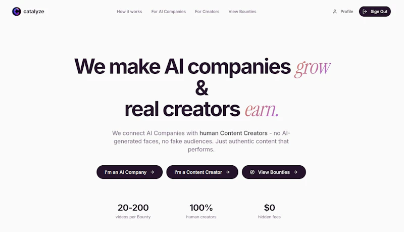 Catalyze - Monetize your Content screenshot 3