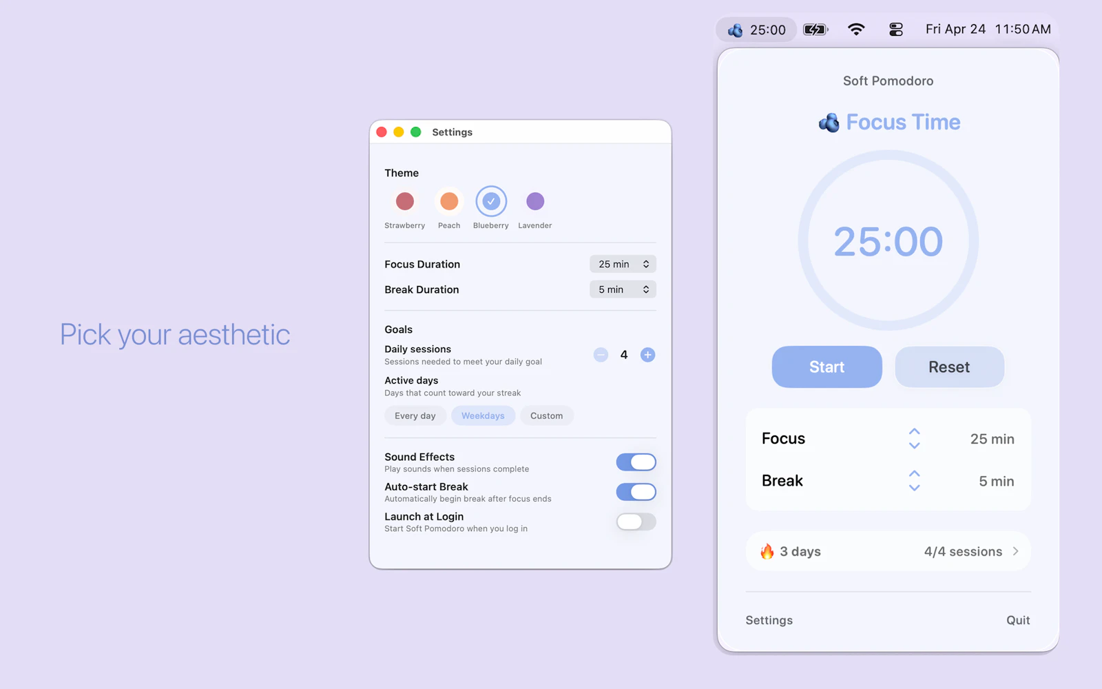 Soft Pomodoro screenshot 2
